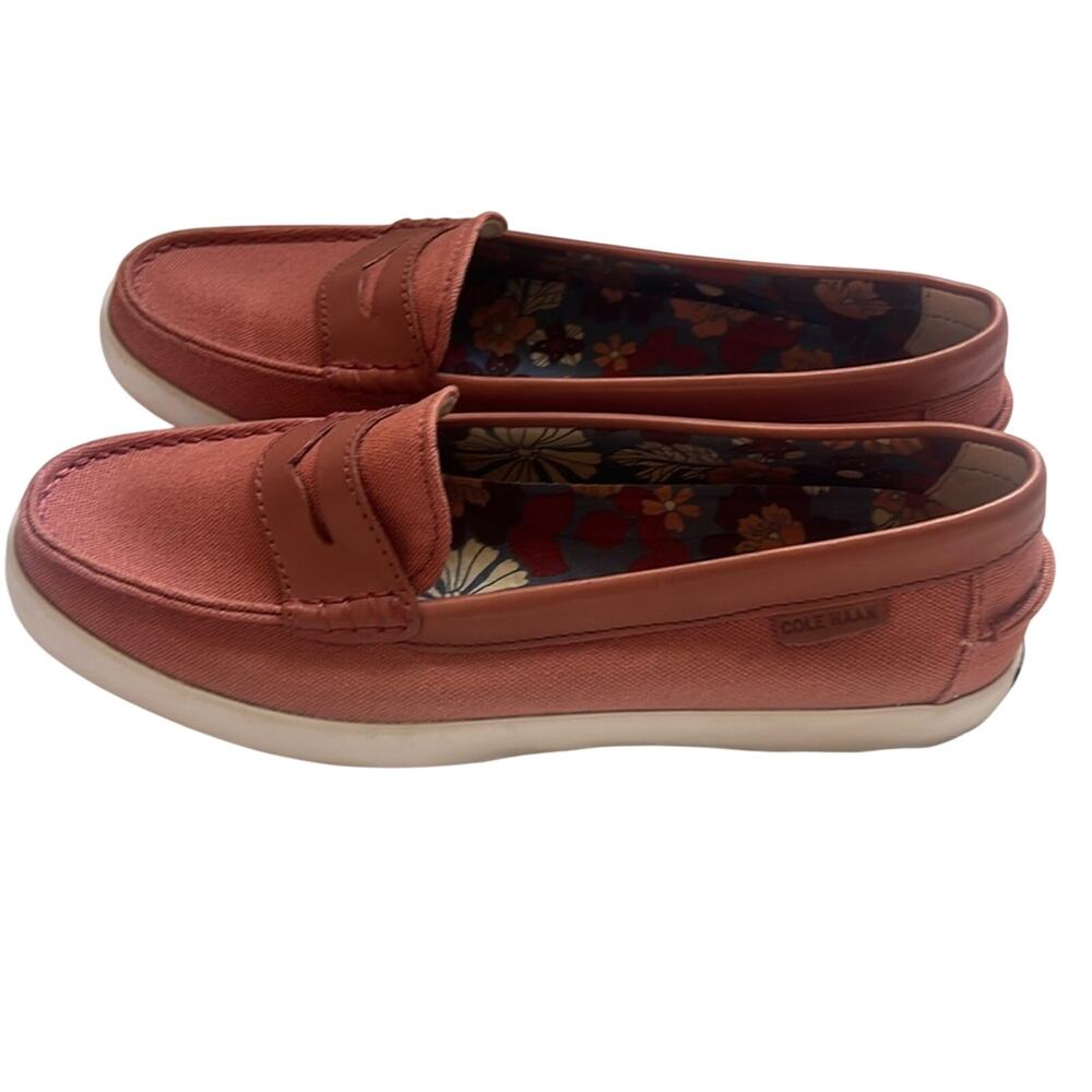 Cole Haan canvas Nantucket loafer II sz 7b - Picture 3 of 16